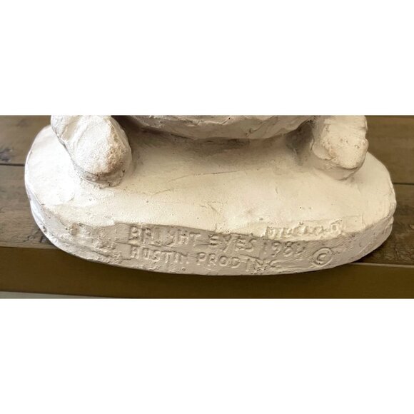 Vintage 1981 Homco Bright Eyes Figurine Of Child Holding Teddy Bear - Picture 5 of 6